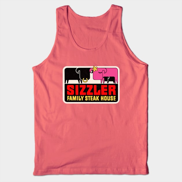 Sizzler Family Steak House Tank Top by Turboglyde